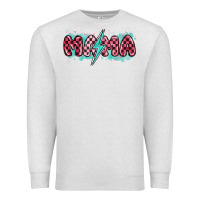 Oatmeal Heather lightning bolt mama Premium Sweatshirt - MaliasSmallBusiness
