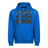 Cobalt western western western Urban Hoodie - CowhideDigitalArt