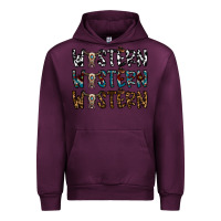 Mauve Wine western western western Urban Hoodie - CowhideDigitalArt