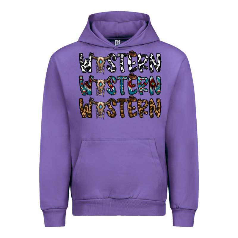 Western Western Western Urban Hoodie by CowhideDigitalArt | Teevron