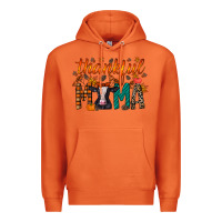 Carrot thankful mama holstein cow Premium Hoodie - RacoonDesign