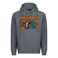 Rock thankful mama holstein cow Premium Hoodie - RacoonDesign