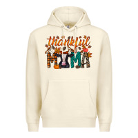 Sandshell thankful mama holstein cow Premium Hoodie - RacoonDesign