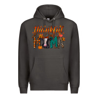 Smoke thankful mama holstein cow Premium Hoodie - RacoonDesign