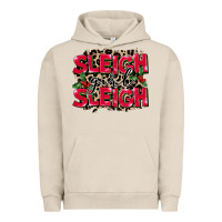 Pigment French Oak Sleigh Girl Sleigh Urban Hoodie - FaDigitalArtStudio
