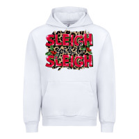 White Sleigh Girl Sleigh Urban Hoodie - FaDigitalArtStudio
