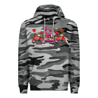 Slate Camo valentine's day farm trucks farm animals Premium Hoodie - FaDigitalArtStudio