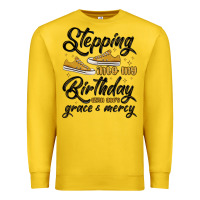 Lemon stepping into my birthday with god s grace and mer Premium Sweatshirt - MaliasSmallBusiness