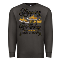Smoke stepping into my birthday with god s grace and mer Premium Sweatshirt - MaliasSmallBusiness