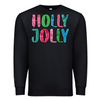 Black holly jolly Premium Sweatshirt - MaliasSmallBusiness