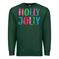 Sports Green holly jolly Premium Sweatshirt - MaliasSmallBusiness