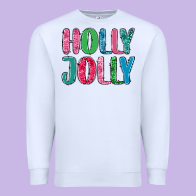 Premium Sweatshirt holly jolly