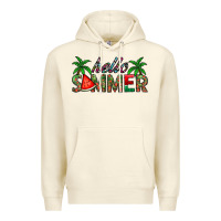 Sandshell hello summer Premium Hoodie - CowhideDigitalArt