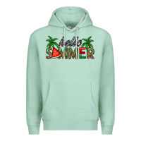 Seafoam hello summer Premium Hoodie - CowhideDigitalArt