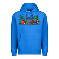True Royal hello summer Premium Hoodie - CowhideDigitalArt