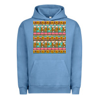 Pigment Pebble Blue school teacher seamless pattern Urban Hoodie - HRA Design Shop