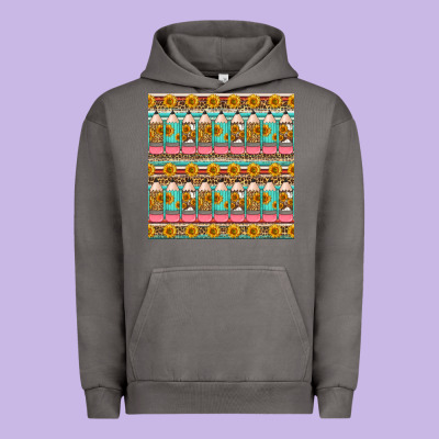 School Teacher Seamless Pattern Urban Hoodie Designed By Hra Design Shop