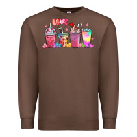 Chestnut love coffee cups Premium Sweatshirt - MaliasSmallBusiness