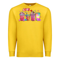 Lemon love coffee cups Premium Sweatshirt - MaliasSmallBusiness