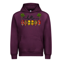 Mauve Wine 1hello summer Urban Hoodie - CowhideDigitalArt
