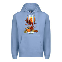 Colony Blue Thanksgiving Fall Premium Hoodie - FaDigitalArtStudio