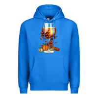 True Royal Thanksgiving Fall Premium Hoodie - FaDigitalArtStudio