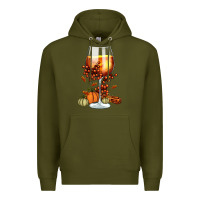 Army Green Thanksgiving Fall Premium Hoodie - FaDigitalArtStudio