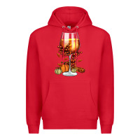 Red Thanksgiving Fall Premium Hoodie - FaDigitalArtStudio