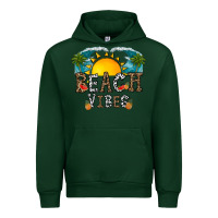 Forest Green beach vibes Urban Hoodie - CowhideDigitalArt
