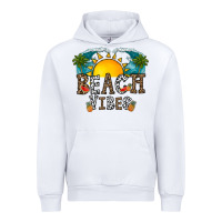 White beach vibes Urban Hoodie - CowhideDigitalArt