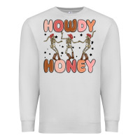 Dove Grey howdy honey Premium Sweatshirt - MaliasSmallBusiness