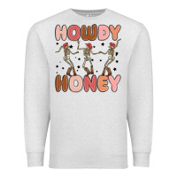 Oatmeal Heather howdy honey Premium Sweatshirt - MaliasSmallBusiness