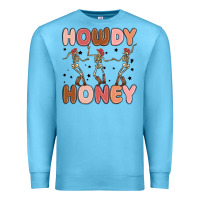 Ocean Blue howdy honey Premium Sweatshirt - MaliasSmallBusiness