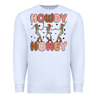 White howdy honey Premium Sweatshirt - MaliasSmallBusiness