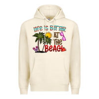 Tofu life is better at the beach Premium Hoodie - CowhideDigitalArt