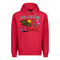 Cardinal life is better at the beach Premium Hoodie - CowhideDigitalArt