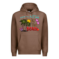 Chestnut life is better at the beach Premium Hoodie - CowhideDigitalArt