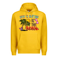 Lemon life is better at the beach Premium Hoodie - CowhideDigitalArt