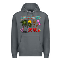 Rock life is better at the beach Premium Hoodie - CowhideDigitalArt