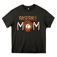 Asphalt Baseball Mom Heavy Core Tee - CowhideDigitalArt