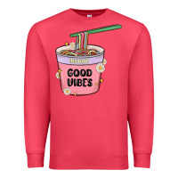 Cardinal instant good vibes noodles Premium Sweatshirt - MaliasSmallBusiness