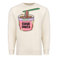 Sandshell instant good vibes noodles Premium Sweatshirt - MaliasSmallBusiness