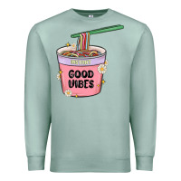 Seafoam instant good vibes noodles Premium Sweatshirt - MaliasSmallBusiness