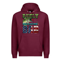 Burgundy reely awesome dad Premium Hoodie - HRA Design Shop