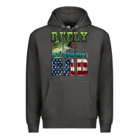 Charcoal Heather reely awesome dad Premium Hoodie - HRA Design Shop