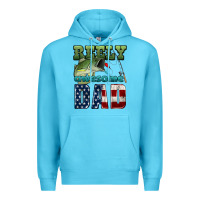Ocean Blue reely awesome dad Premium Hoodie - HRA Design Shop