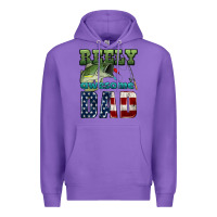 Purple reely awesome dad Premium Hoodie - HRA Design Shop
