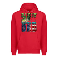 Red reely awesome dad Premium Hoodie - HRA Design Shop