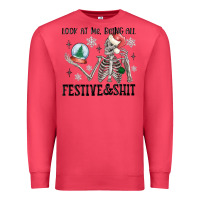 Cardinal look at me being all festive and shit Premium Sweatshirt - MaliasSmallBusiness