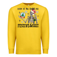 Lemon look at me being all festive and shit Premium Sweatshirt - MaliasSmallBusiness